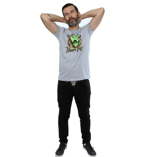 DC Bombshells Mens Poison Ivy Badge Heather T-Shirt