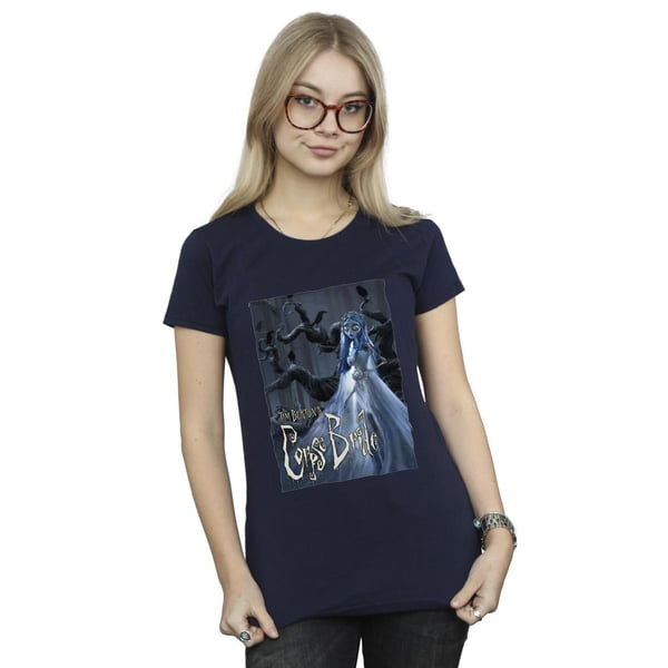Corpse Bride Dam/Dam Bröllopsklänning Affisch T-shirt i Bomull