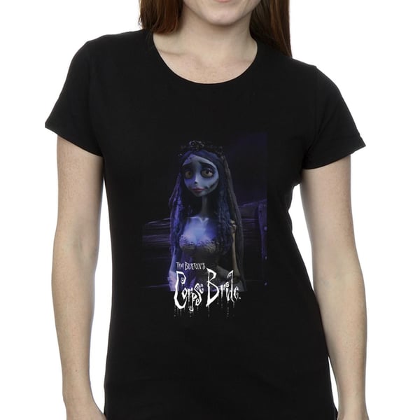 Corpse Bride Womens/Ladies Emily Poster Cotton T-Shirt