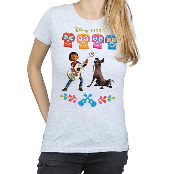 Disney Womens/Ladies Coco Miguel Logo Cotton T-Shirt