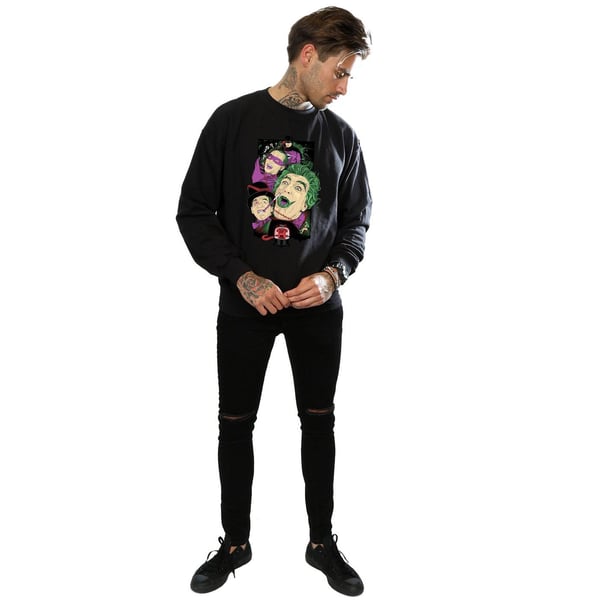 DC Comics Mens Batman TV Series Rogues Gallery Sweatshirt