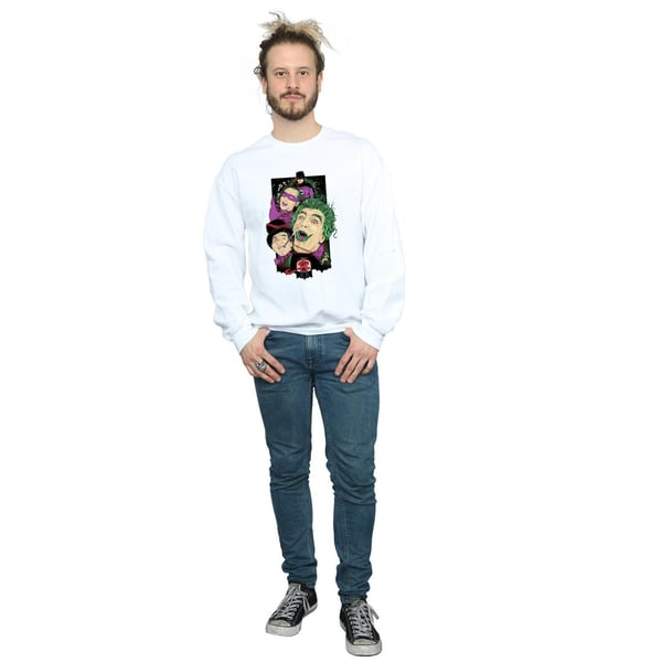 DC Comics Mens Batman TV Series Rogues Gallery Sweatshirt