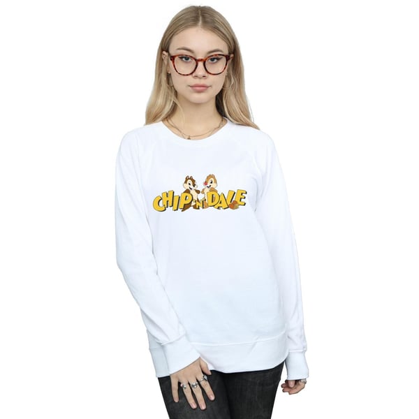 Disney Womens/Ladies Chip And Dale Character Logo Sweatshirt