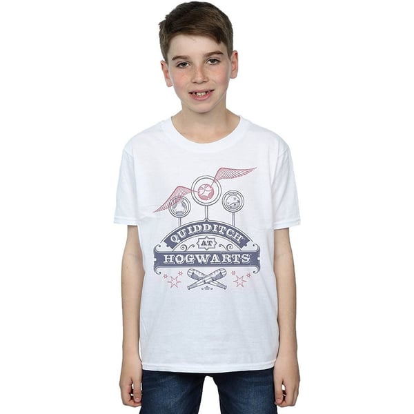 Harry Potter Boys Quidditch At Hogwarts Cotton T-Shirt