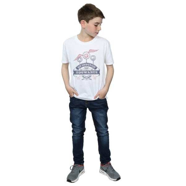 Harry Potter Boys Quidditch At Hogwarts Cotton T-Shirt