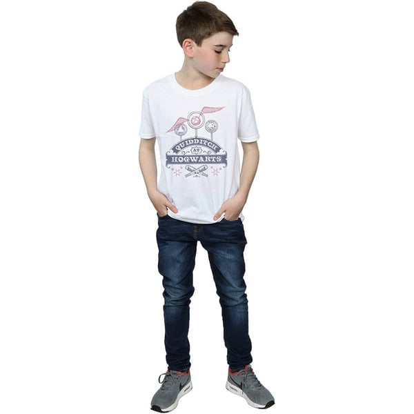 Harry Potter Boys Quidditch At Hogwarts Cotton T-Shirt