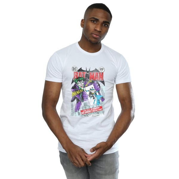 DC Comics Mens Batman Joker Playing Card Cover T-Shirt