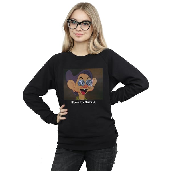 Disney Womens/Ladies Dopey Born To Dazzle Sweatshirt