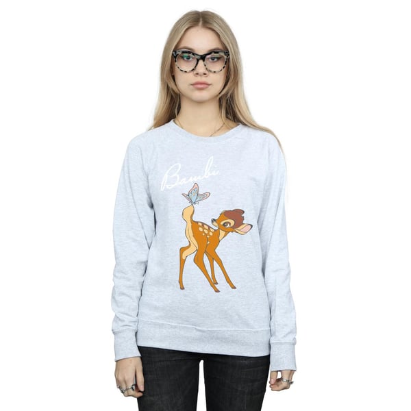 Disney Womens/Ladies Bambi Butterfly Tail Sweatshirt