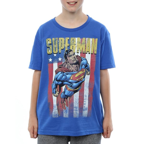 Superman Boys Flight Cotton T-Shirt