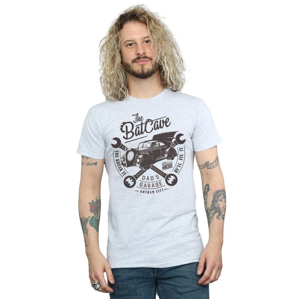 DC Comics Mens Batman Dad´s Garage T-Shirt