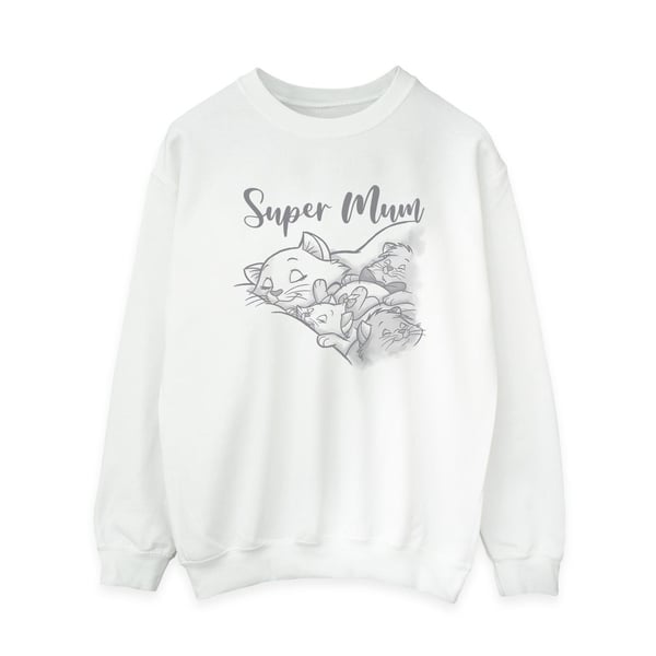 Disney Womens/Ladies Classics Marie Super Mum Sweatshirt