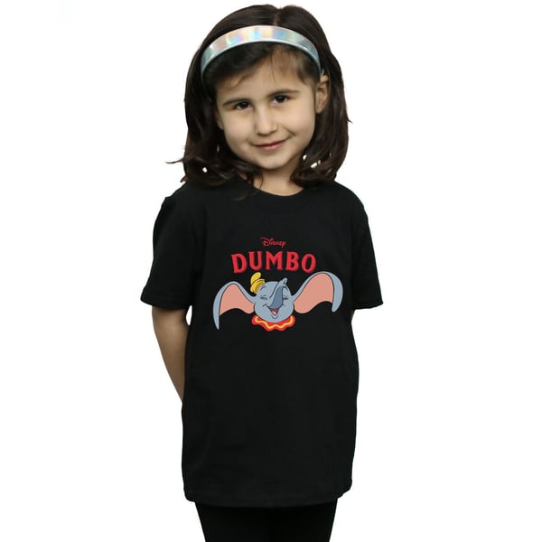 Disney Girls Dumbo Smile Cotton T-Shirt