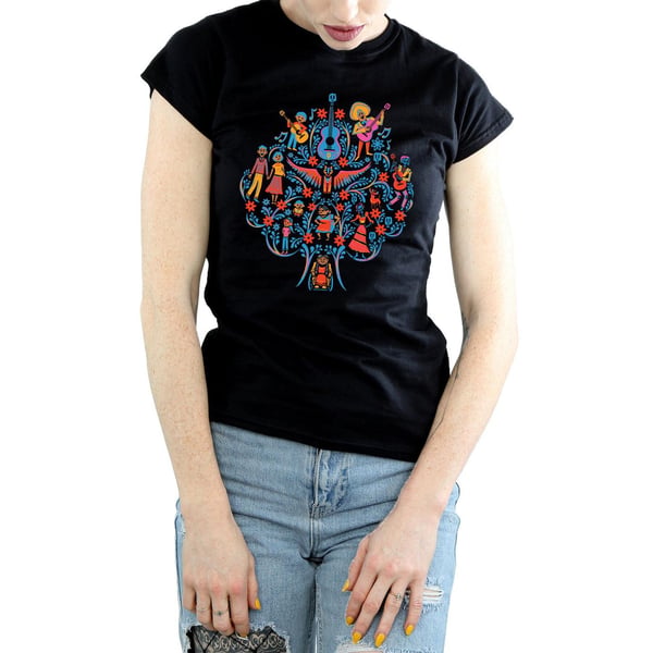 Disney Womens/Ladies Coco Tree Pattern Cotton T-Shirt