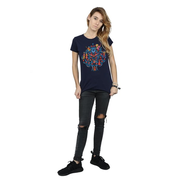 Disney Womens/Ladies Coco Tree Pattern Cotton T-Shirt