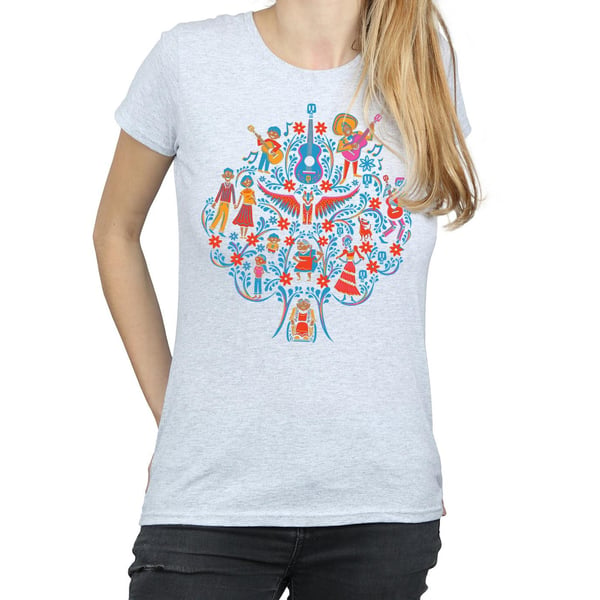 Disney Womens/Ladies Coco Tree Pattern Cotton T-Shirt