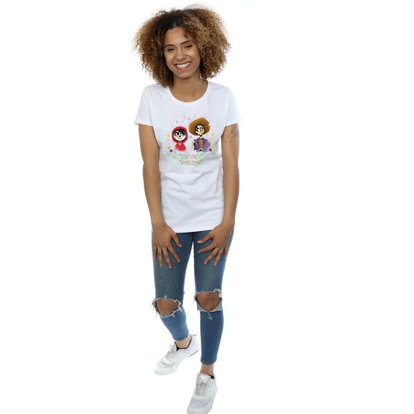 Disney Womens/Ladies Coco Miguel And Hector Cotton T-Shirt