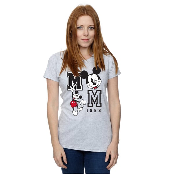 Disney Womens/Ladies Jump And Wink Mickey Mouse Wink T-Shirt