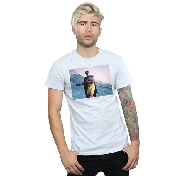 DC Comics Mens Batman TV Series Surfing Still T-Shirt