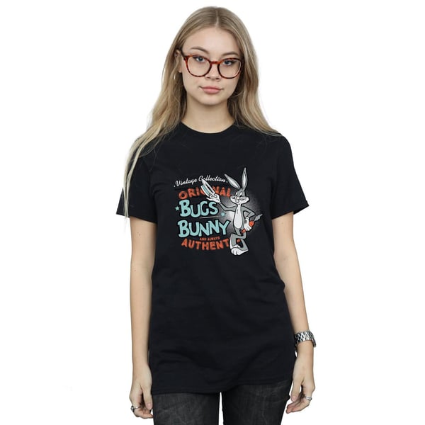 Looney Tunes Womens/Ladies Bugs Bunny Vintage Cotton Boyfriend T-Shirt