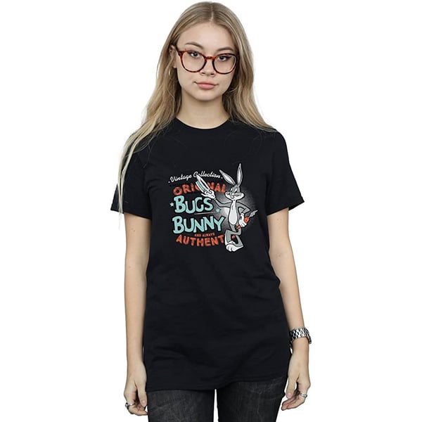 Looney Tunes Womens/Ladies Bugs Bunny Vintage Cotton Boyfriend T-Shirt