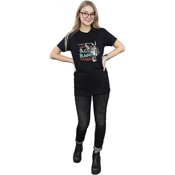 Looney Tunes Womens/Ladies Bugs Bunny Vintage Cotton Boyfriend T-Shirt