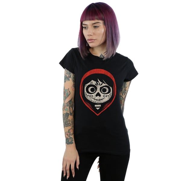 Disney Womens/Ladies Coco Miguel Skeleton Face Hood Cotton T-Shirt