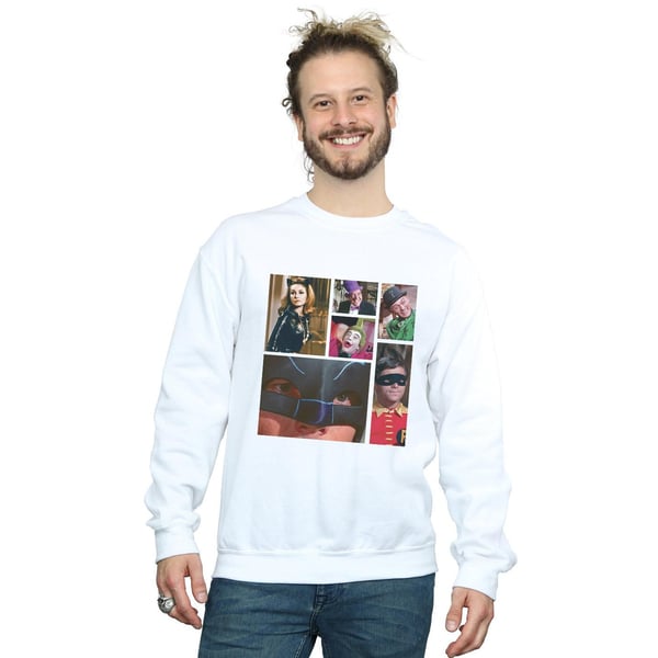 DC Comics Mens Batman TV Series Class Photo Sweatshirt