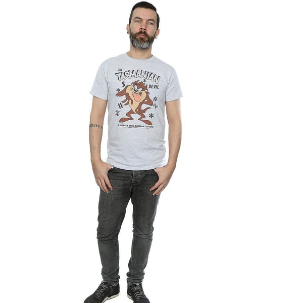 Looney Tunes Mens Tasmanian Devil Vintage T-Shirt