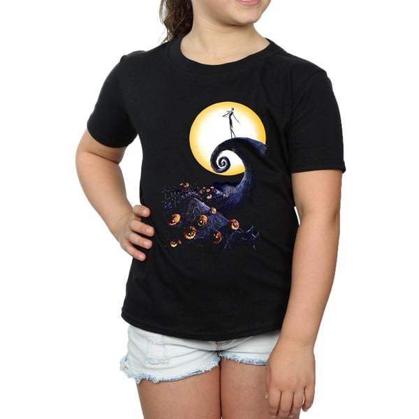 Nightmare Before Christmas Girls Cemetery Cotton T-Shirt