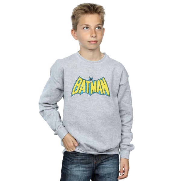 DC Comics Boys Batman Crackle Logo Sweatshirt