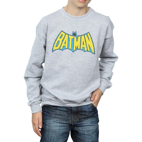 DC Comics Boys Batman Crackle Logo Sweatshirt