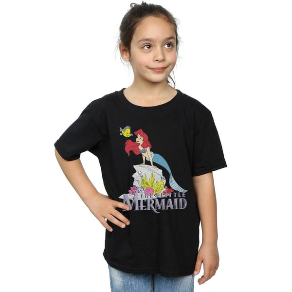 Disney Girls The Little Mermaid Sea Friend Cotton T-Shirt