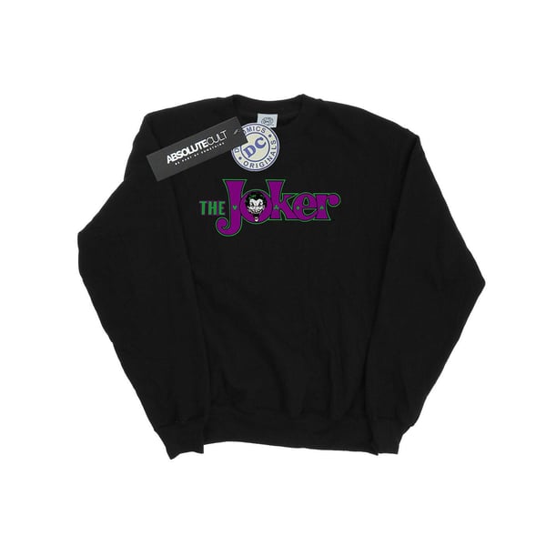 DC Comics Boys The Joker Text Logo Sweatshirt