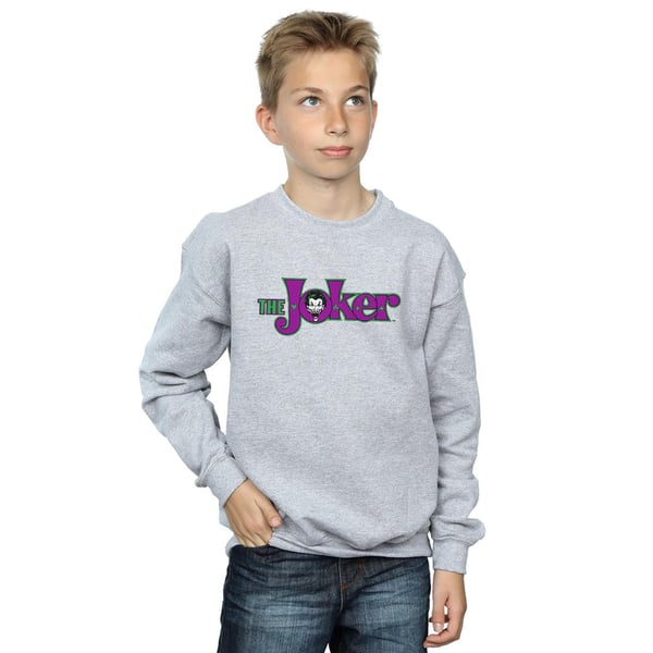 DC Comics Boys The Joker Text Logo Sweatshirt