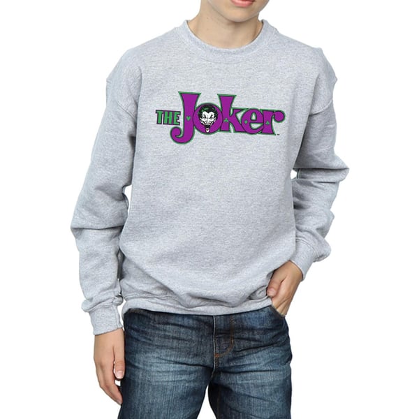 DC Comics Boys The Joker Text Logo Sweatshirt