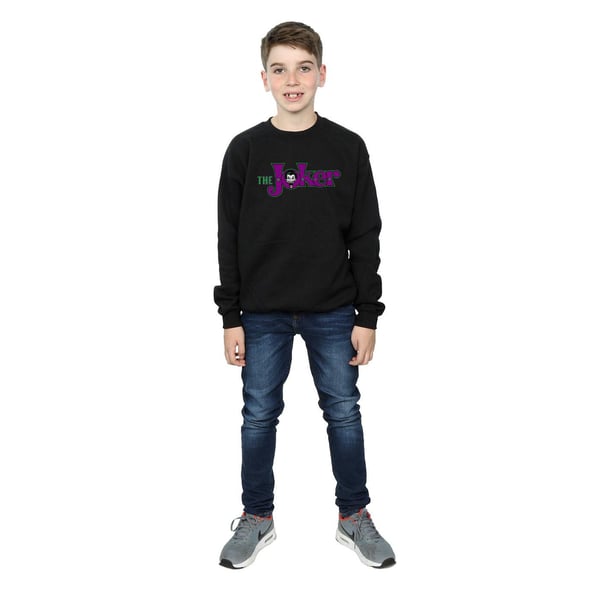 DC Comics Boys The Joker Text Logo Sweatshirt