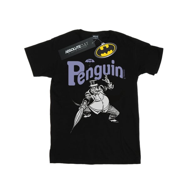 DC Comics Mens Penguin Mono Action Pose T-Shirt