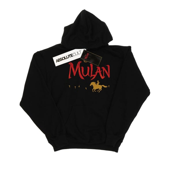 Disney Mens Mulan Movie Logo Hoodie