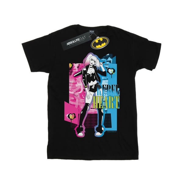 DC Comics Herr Harley Quinn Rebel Heart T-shirt
