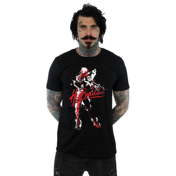 DC Comics Mens Harley Quinn Hi Puddin T-Shirt