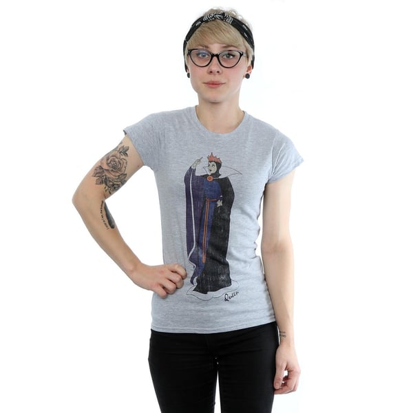 Disney Womens/Ladies Classic Evil Queen Grimhilde Cotton T-Shirt