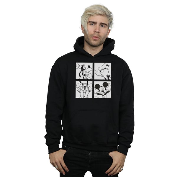 Disney Mens Mickey, Donald, Goofy And Pluto Boxed Hoodie