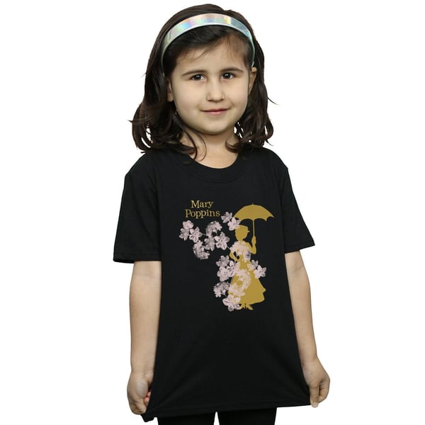 Mary Poppins Girls Floral T-Shirt