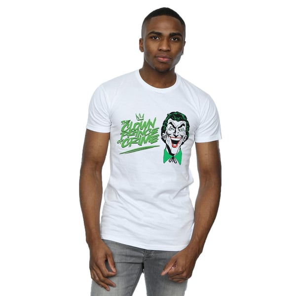 DC Comics Mens Batman Joker The Clown Prince Of Crime T-Shirt