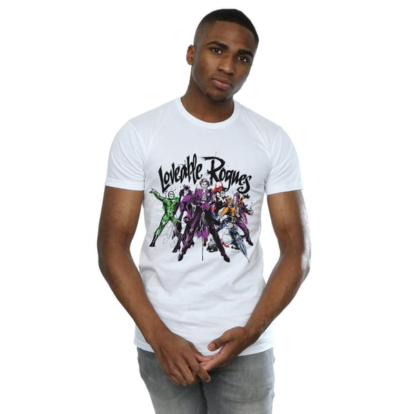 DC Comics Mens Batman Loveable Rogues T-Shirt