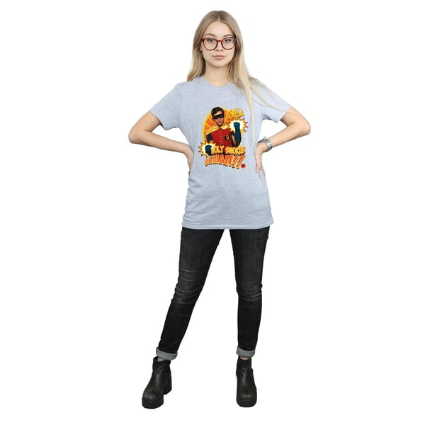 DC Comics Womens/Ladies Batman TV Series Holy Smokes Cotton Boyfriend T-Shirt