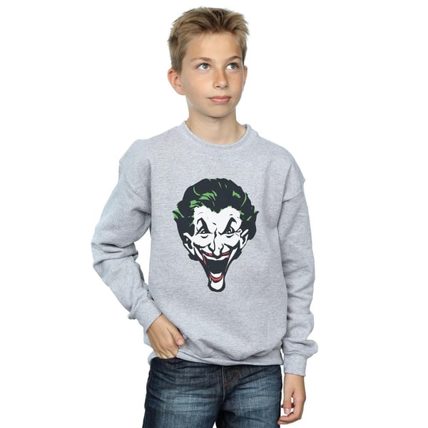 DC Comics Boys The Joker Big Face Sweatshirt