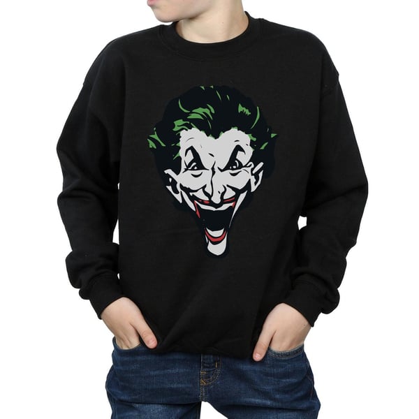DC Comics Boys The Joker Big Face Sweatshirt