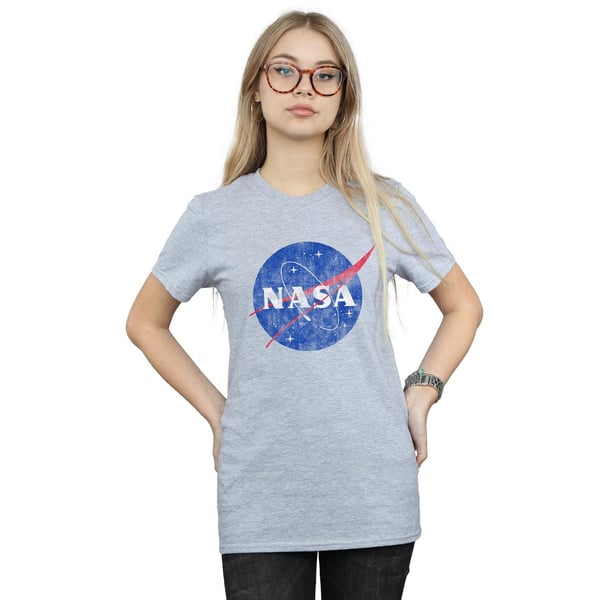 NASA Womens/Ladies Classic Insignia Logo Boyfriend T-Shirt
